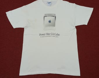 Vintage APPLE Power Mac G4 Phone Brand T-shirt - Etsy