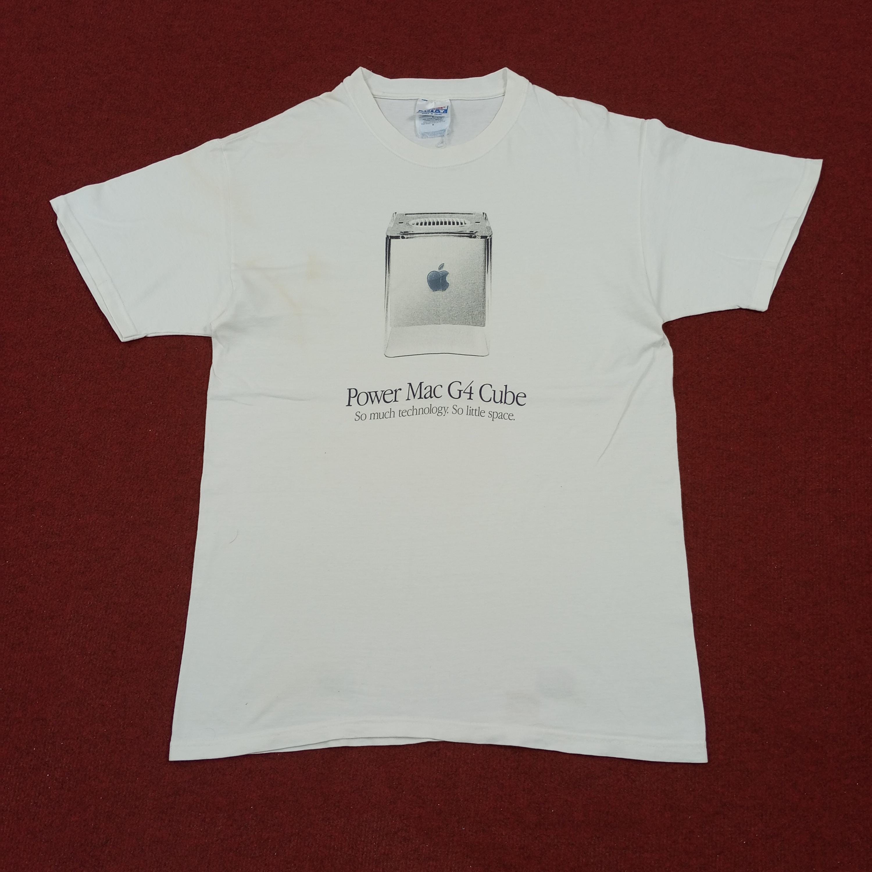 Apple - 激レア！新品！mac cube Tシャツ★G4！2000年 90's Apple Power Mac G4 Cube Tシャツ - メルカリ