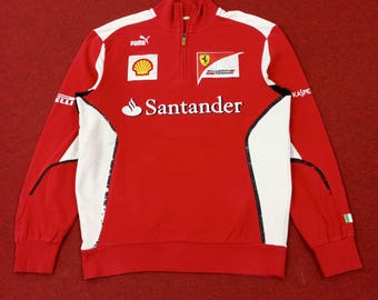 非売品 ハーフジップ フェラーリ×プーマ Ferrari（フェラーリ） スクーデリア 2015ドライバー用ハーフジップ