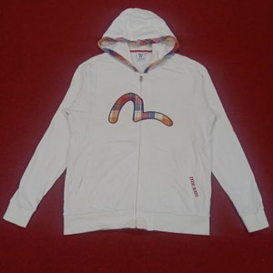 Evisu Hoodie - Etsy