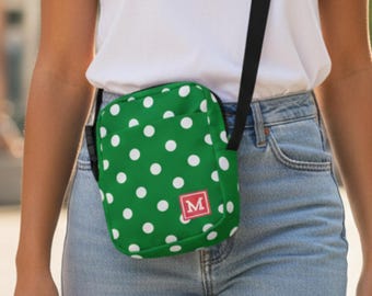 Personalized Crossbody Bag – Custom Name Monogram Shoulder Bag, Gift for Her