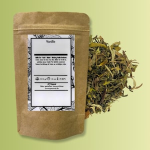 Vanilla White Tea, Pai Mu Tan White Tea, Loose Leaf Tea, White Tea, Tea Lover Gift with Free Tea  Infuser