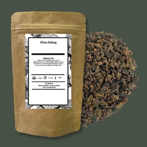 Oolong thee uit China | Gefermenteerd en vers | Gezond afvallen | Spijsverteringsthee | Met gratis theezeefje en proefmonster