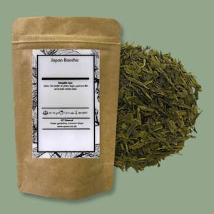Green Tea, Bancha Green Tea, Green Tea Leaf, Loose Leaf Tea, Loose Tea, Relaxing Tea, Tea Lover Gift With Free Tea Infuser