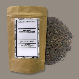English Breakfast Tea, Black Tea, Black Tea Loose, Black Tea Favors, Loose-Leaf Tea, Black Tea Gift with Free Infuser & Sample