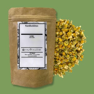 Herbal Tea, Chamomile Herbal Tea, Herbal Tea Sampler, Herbal Loose Leaf Tea with Free Infuser