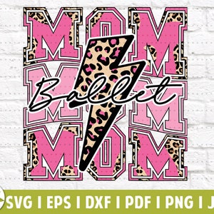 Ballet Mom Leopard EPS | Ballerina SVG | Ballet Mama | Leopard Mama | SVG Cut Files | Instant Download | Printable Vector Clip Art