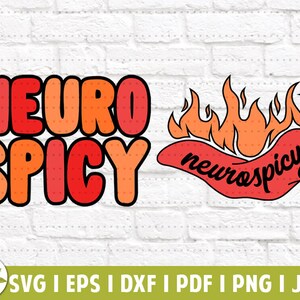 Neuro Spicy Pepper Bundle EPS | Spicy Pepper SVG | Neurodivergent | Neurospicy | Pliki SVG Cut | Natychmiastowe pobranie | Neuro Divergent