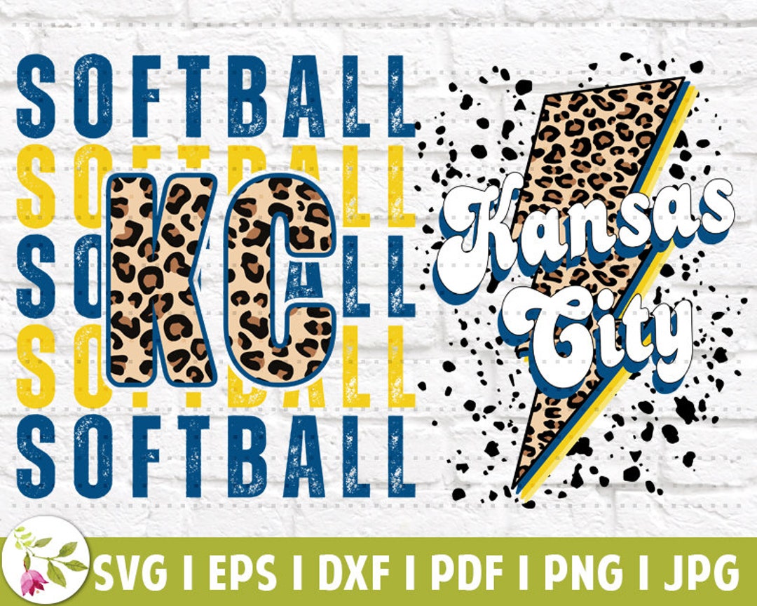 Kansas City Softball EPS Roos SVG Softball Lover Kansas City Pride SVG
