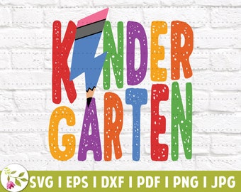 Kindergarten Blitz BLITZ EPS | Schulrückweg SVG | Lehrer Shirt | Lehrer Geschenk | SVG Schnittdateien | Sofort Download | Druckbar