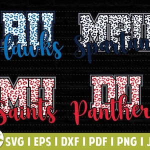 Missouri Leopard Cardinals SVG | Basquete MO | Futebol MO | Pista Missouri | Fã dos Miners | Fã dos Bearcats | Fã dos Griffons | Garota da Spirit Week
