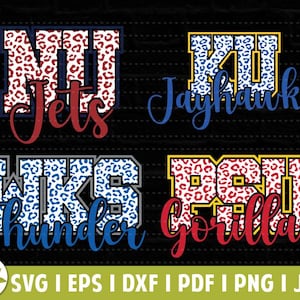Kansas Leopard Wildcats SVG | Basquete KS | Futebol KS | Hóquei Kansas | Fã de Jay Hawks | Fã de Esportes | Fã de Gorillas | Garota da Semana do Espírito