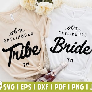 Gatlinburg Bridal Party PNG I Smoky Mountains Bachelorette I Bachelorette Party Weekend I Western Bride PNG I Country Bride PNG