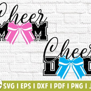 Cheer Bow Mom SVG, Cheer Bow Mom PNG, Equipe de torcida Esportes para crianças