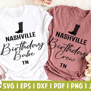Nashville Birthday Party PNG I Music City Birthday I Girls Party Weekend I Birthday Babe PNG I Country Babe PNG I Nashville Party Crew
