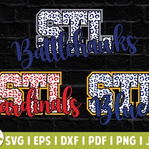 Cardenales de San Luis Leopard SVG / PNG de San Luis / Orgullo de San Luis / Aficionado al fútbol / Leopard Blues / Aficionado a los deportes de leopardo STL / Chica del club de fútbol