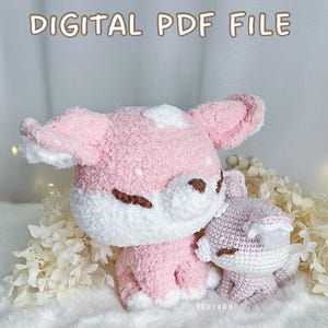 Sakura Fox Yae Miko Genshin Impact Crochet Pattern (DIGITAL DOWNLOAD)