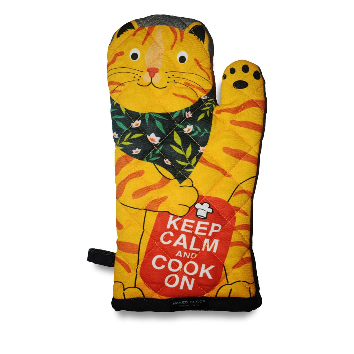 1pc Funny Oven Mitts Kitchen Accessories Cute Cooking Baking Heat Resistant  Kawaii Cat Glove, Gifts For Cat Lover