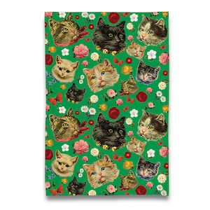 Fabulous Kitschy Kitty Cat Cats Tea Towel