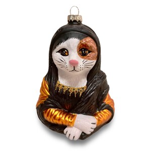 Limited Edition: Moewna Lisa / Calico Cat Mona Lisa Ornament