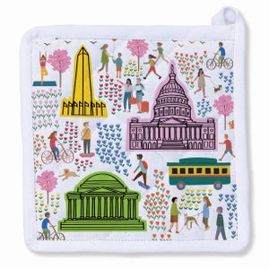 Spring in Washington DC - Two Sided Potholder