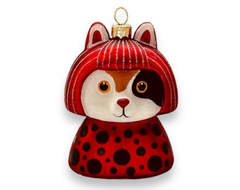 Limited Edition: Calico Cat - Yayoi Kusama KusaMEOW Ornament