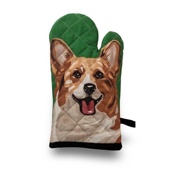 Corgi Oven Mitt