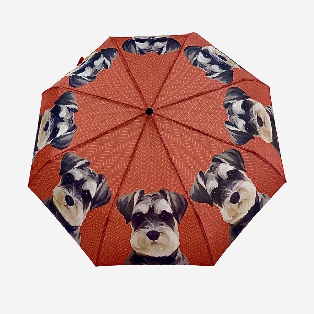 Schnauzer Umbrella - Semi Automatic PP Schnauzer Umbrella - Semi Automatic PP