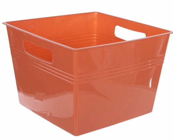 Personalized Square Plastic Buckets With Handles 