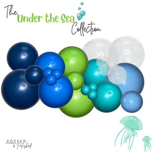 DIY Under the Sea Balloon Garland Kit: Mermaid Party Decorations