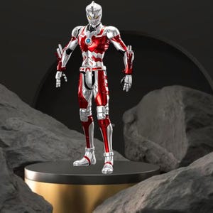 Figura de acción Ultraman Tiga - Coleccionable articulado premium - Incluye a Agul, Geed, Trigger, Ace, Seven y Jack - Auténtico Ultraman Ultraman Ace