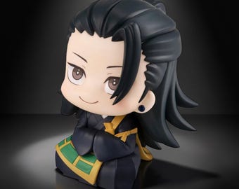 Figura de 10 cm JJK Q Version – Geto Suguru y Satoru Gojo de High School, adorable figura coleccionable de anime sentada, juguete de regalo