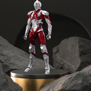 Figura de acción Ultraman Tiga - Coleccionable articulado premium - Incluye a Agul, Geed, Trigger, Ace, Seven y Jack - Auténtico Ultraman Ultraman