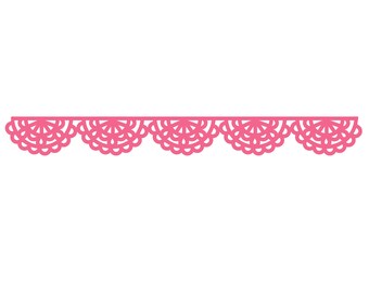 Lace Border Svg Etsy