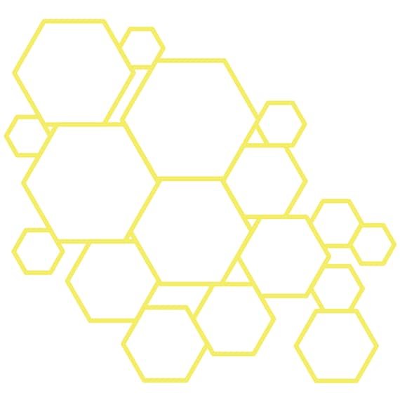 Buy Hexagons Background Cut File .SVG .DXF .PNG .pdf Online in India - Etsy