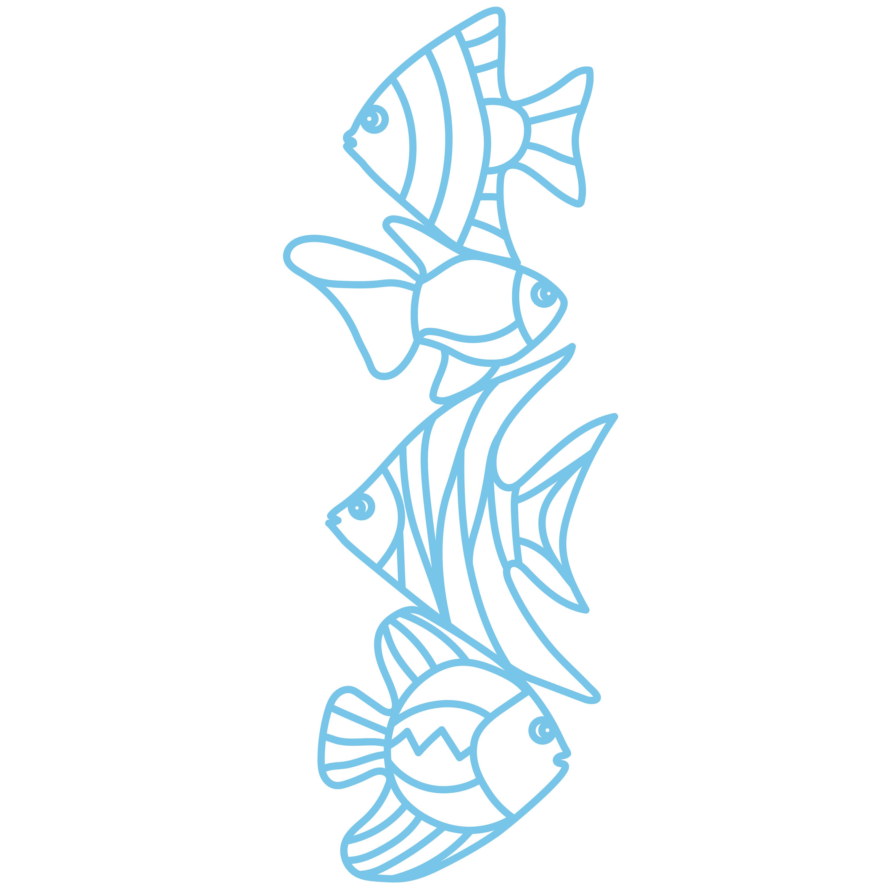 Download Fish Border Cut File Svg Dxf Png Pdf Etsy