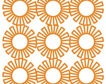 Sunburst Background Digital Cut File (zip folder with .svg, .dxf, .png, .pdf, and .studio3 files)