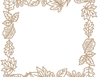 Fall Frame Svg | Etsy