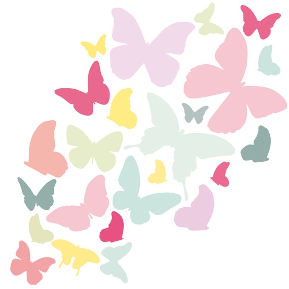 Butterfly Background Cut File .SVG .DXF .PNG | Etsy