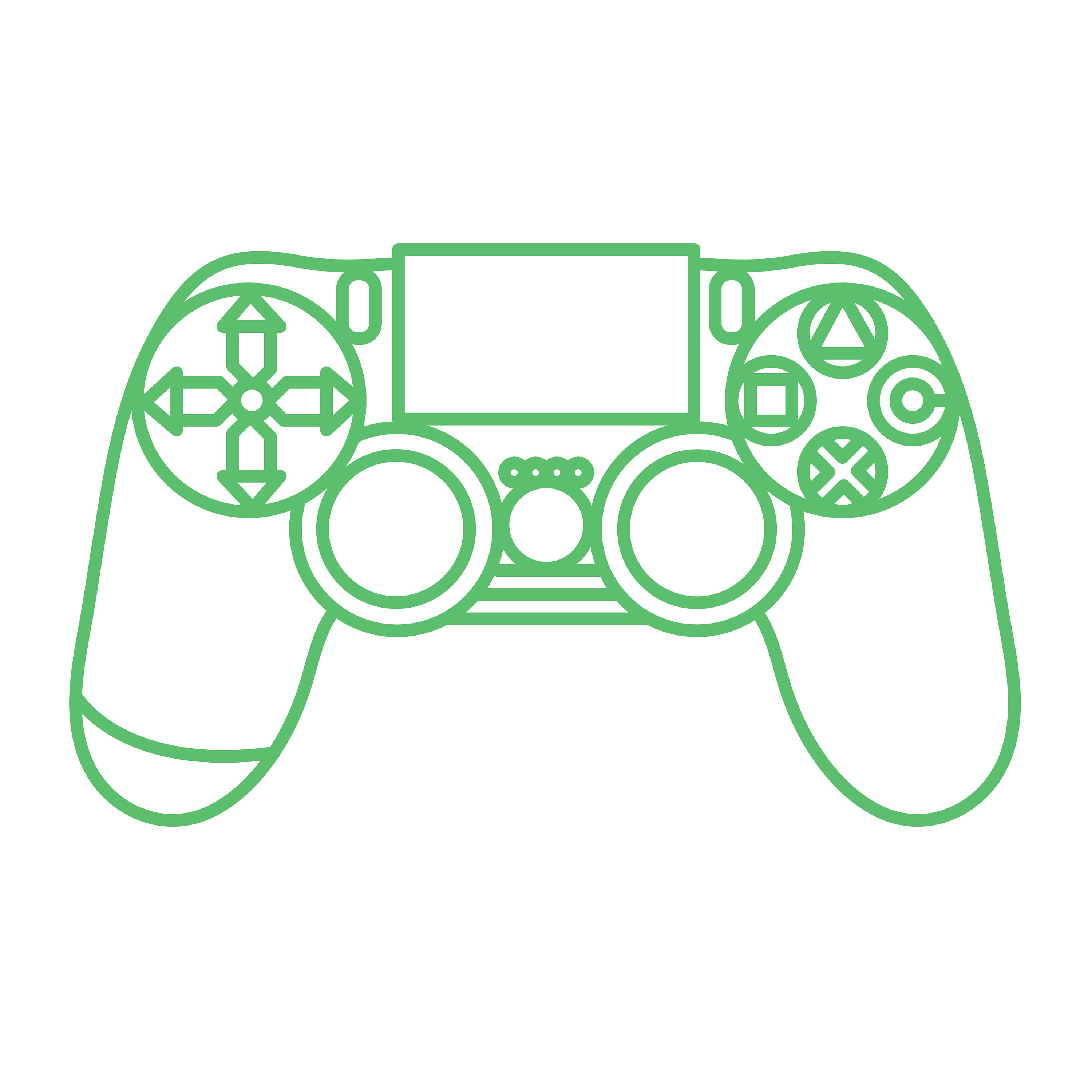 Game Controller Digital Cut File zip Folder With .SVG .DXF - Etsy