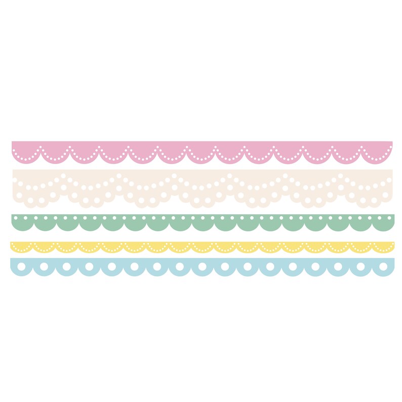 Scalloped Borders Cut File .SVG .DXF .PNG | Etsy