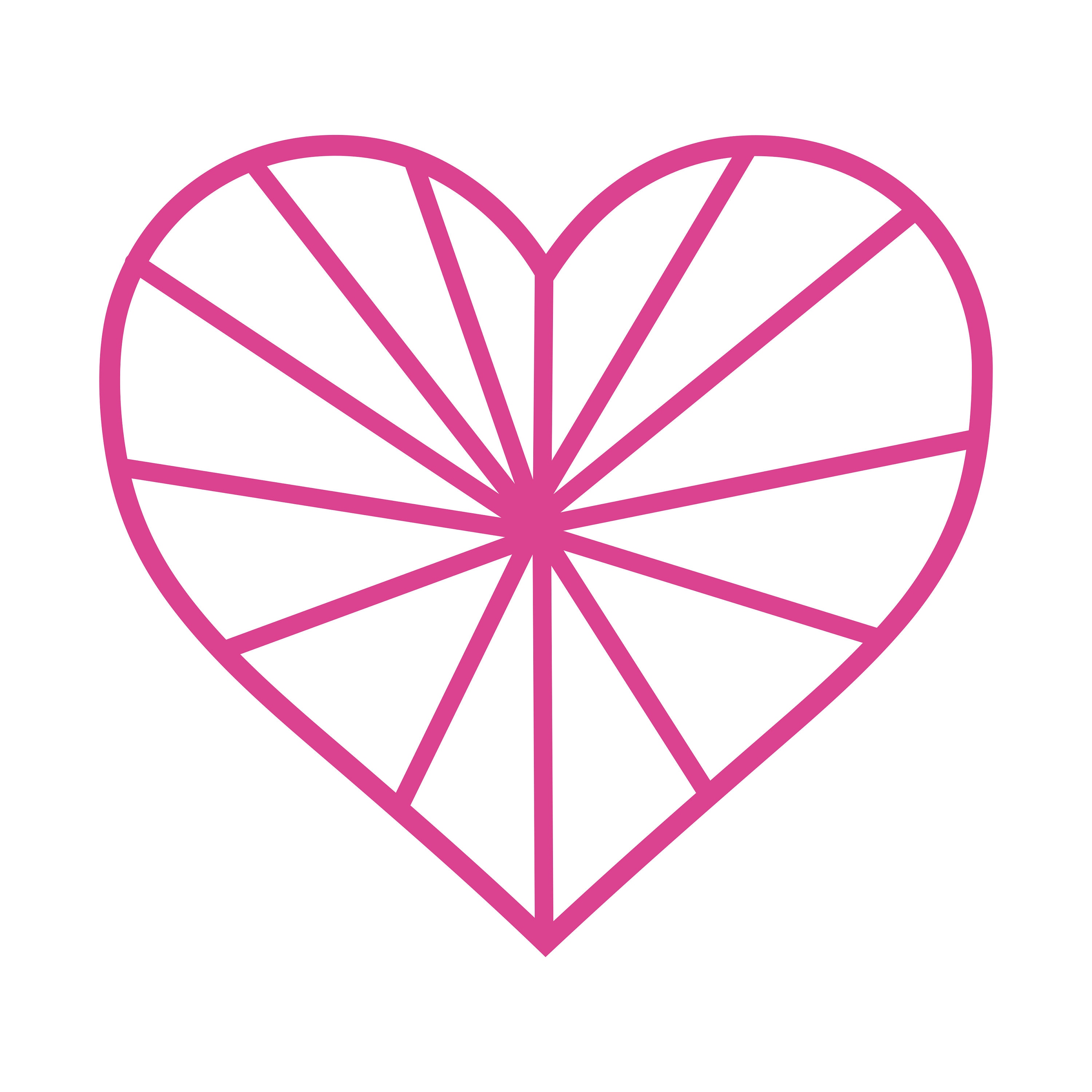 Pie Chart Heart Cut File .SVG .DXF .PNG Etsy