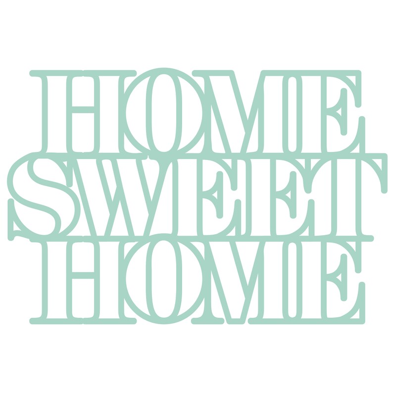 Home Sweet Home Cut File .SVG .DXF .PNG | Etsy