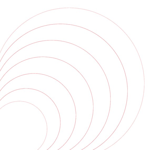 Concentric Circles Digital Cut File .zip folder with SVG and Etsy