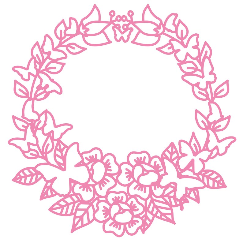 Free Free Butterfly Wreath Svg 161 SVG PNG EPS DXF File