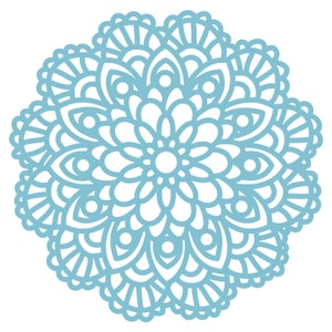 Mandala Doily Cut File .SVG .DXF .PNG .pdf