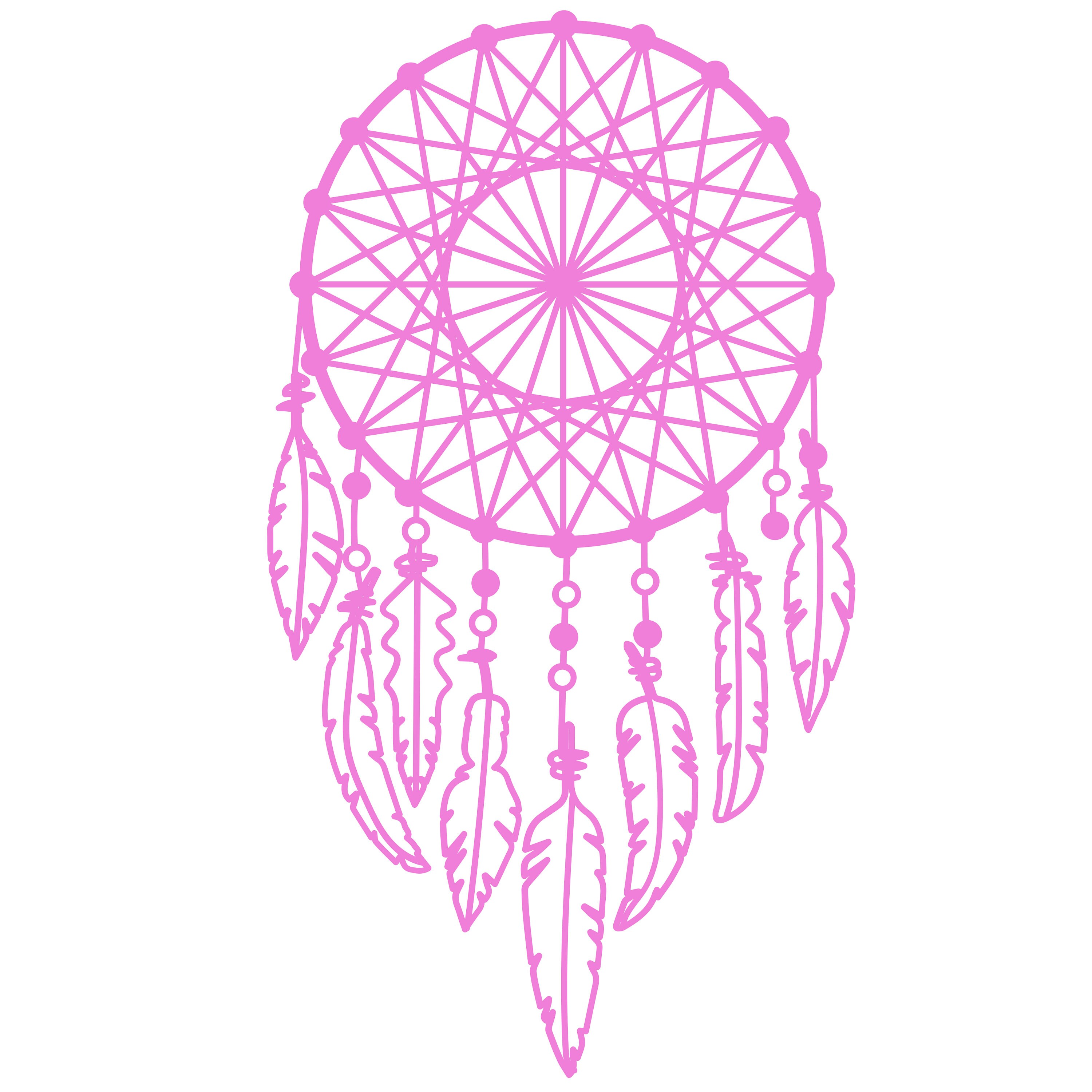 Download Dreamcatcher 1 Cut File .SVG .DXF .PNG | Etsy