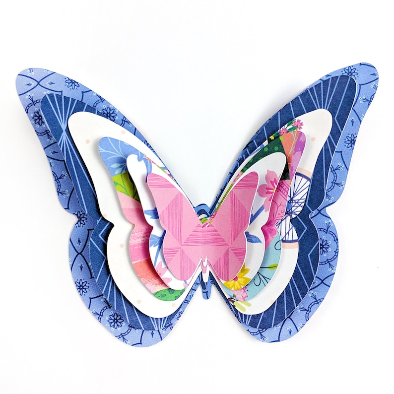 Layered Butterfly Cut File .SVG .DXF .PNG .pdf | Etsy