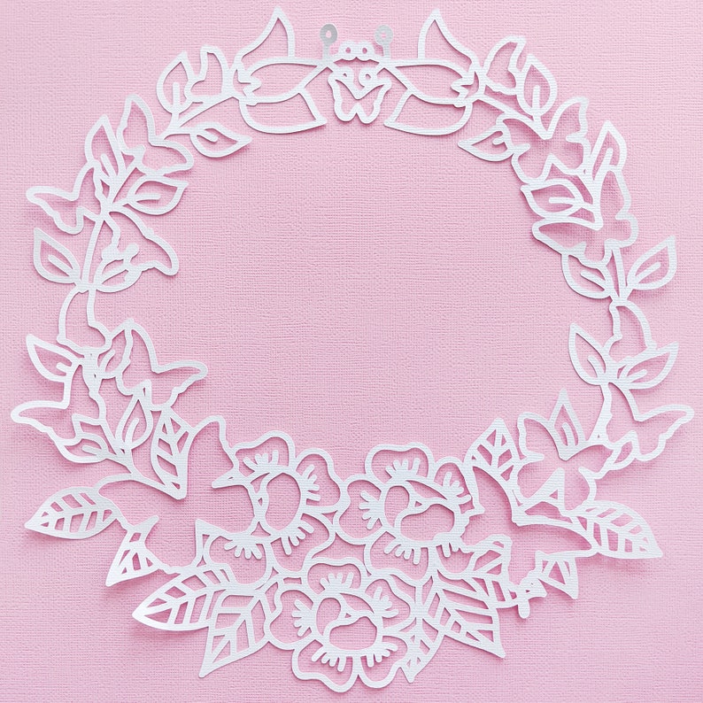 Free Free Butterfly Wreath Svg 161 SVG PNG EPS DXF File