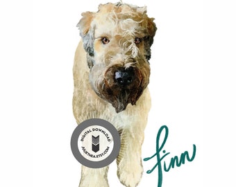 Pet Painting, Pet Portrait, Custom Pet Portrait, Custom Dog Portrait, Custom Watercolor Portrait, Dog Art, Dog Painting, Pet Memorial